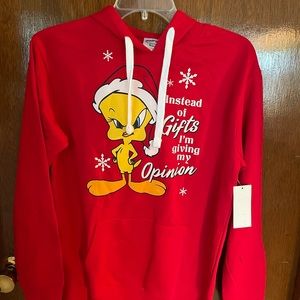 Christmas Red Tweetie Bird Hoodie